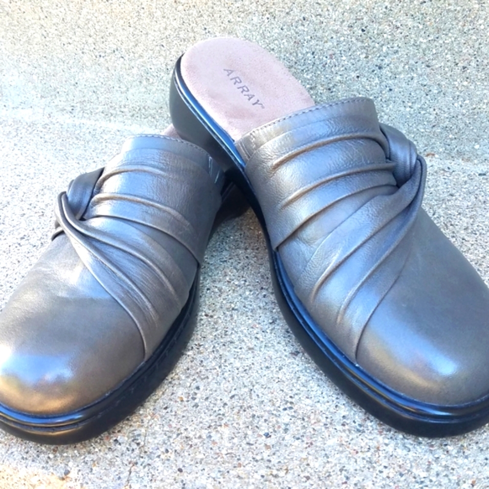Array Gray Jazz Mules - Size 9.5m (Euc) - image 8